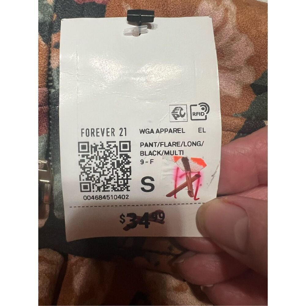 Forever 21 Y2K Multi Color/Flare/ Floral/ Sz S NWT - Picture 4 of 8